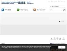 Tablet Screenshot of bibb.de